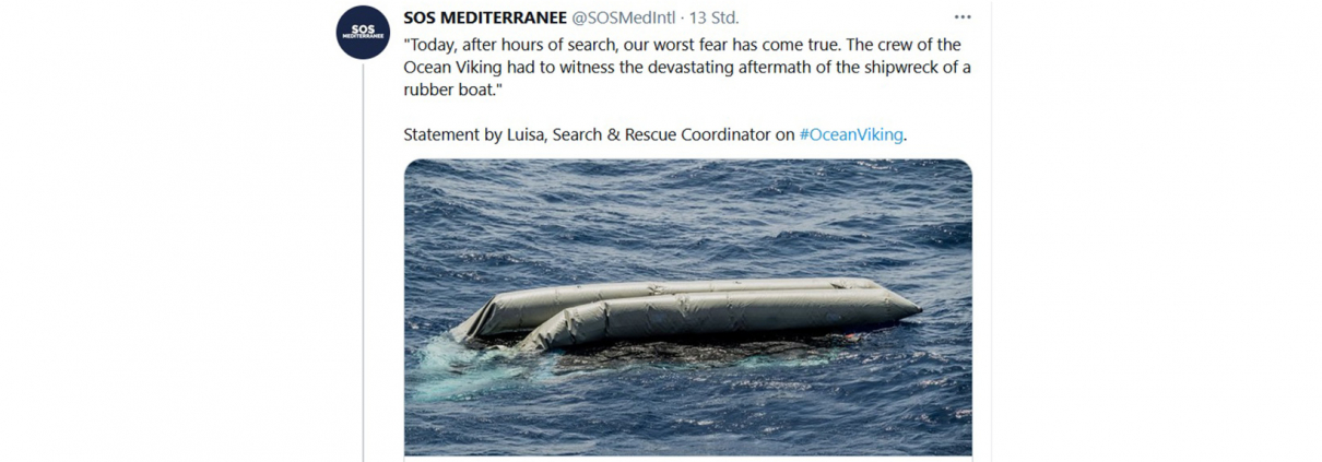 SOS Mediterranee: Tweet