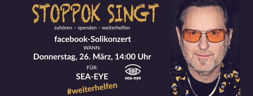 facebook-Solikonzert für Sea-Eye: Stoppok singt