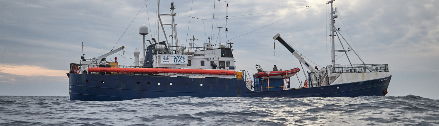 Rettungsschiff ALAN KURDI im Mittelmeer