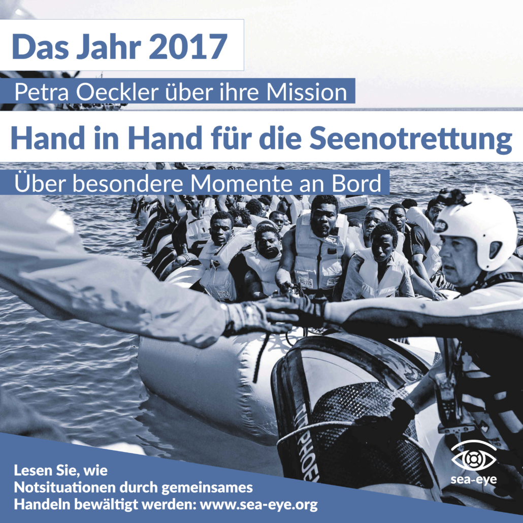 Vier Jahre Seenotrettung: Hand in Hand