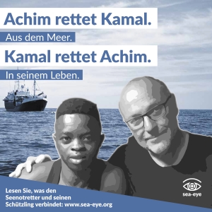 Vier Jahre Seenotrettung: Achim und Kamal