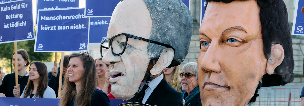 Petitionsübergabe Sea-Eye