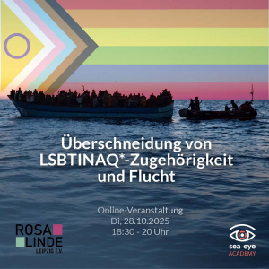 Überblick über das Thema Flucht und Queerness: über Fluchtgründe und Herausforderungen, die weltweite Situation sowie die Lebensrealitäten queerer Geflüchteter in Deutschlandt.
