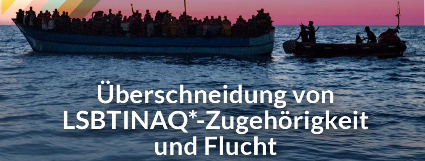 Überblick über das Thema Flucht und Queerness: über Fluchtgründe und Herausforderungen, die weltweite Situation sowie die Lebensrealitäten queerer Geflüchteter in Deutschlandt.