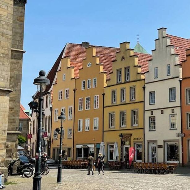 Das Bild zeigt eine Stadtaufnahme von Osnabrück